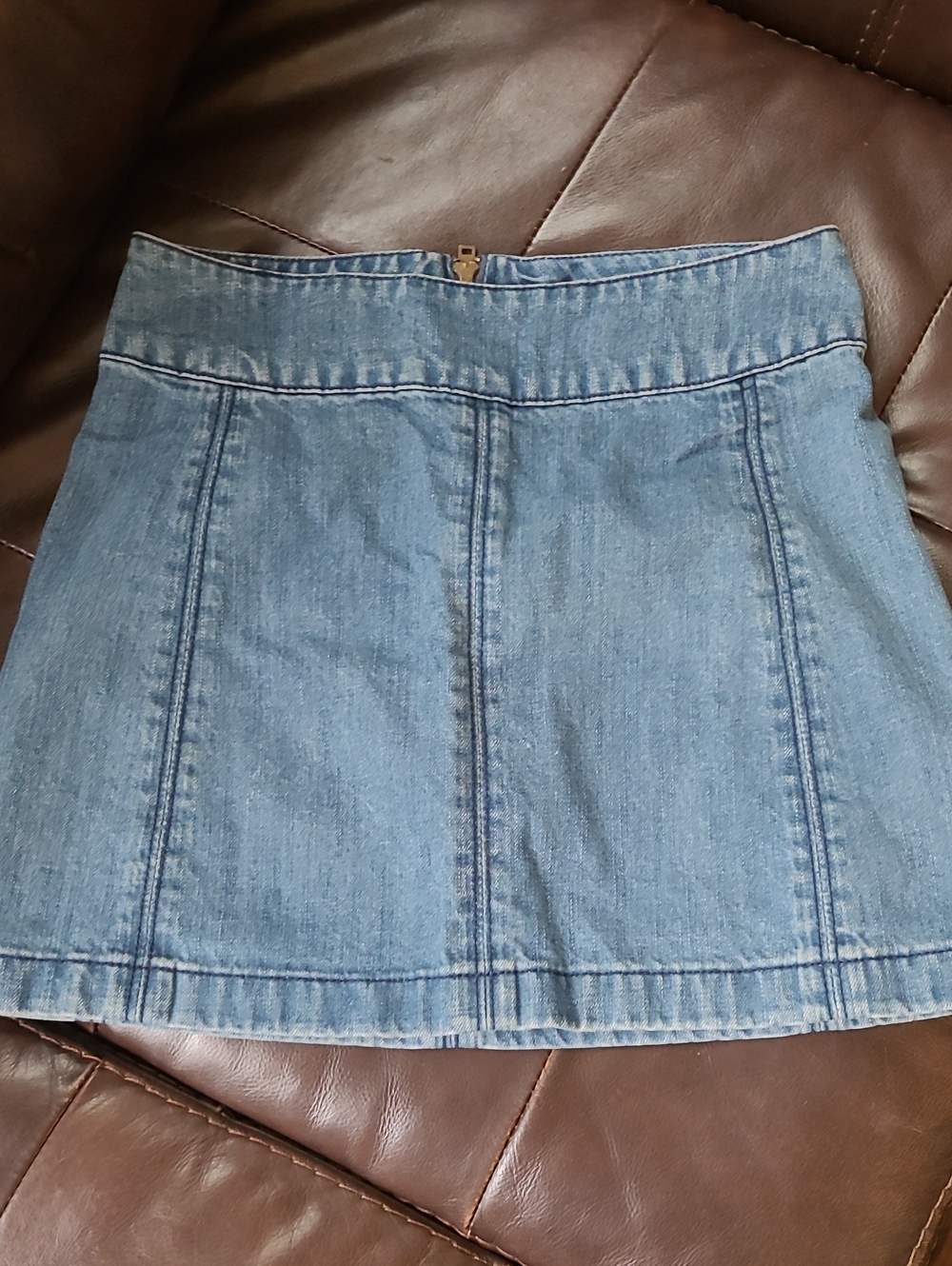 Free People Blue Jean Skirt Size 0 EUC